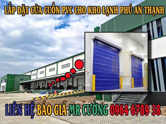 Lắp đặt Cửa Cuốn Nhanh PVC cho Kho Lạnh Phú An Thạnh